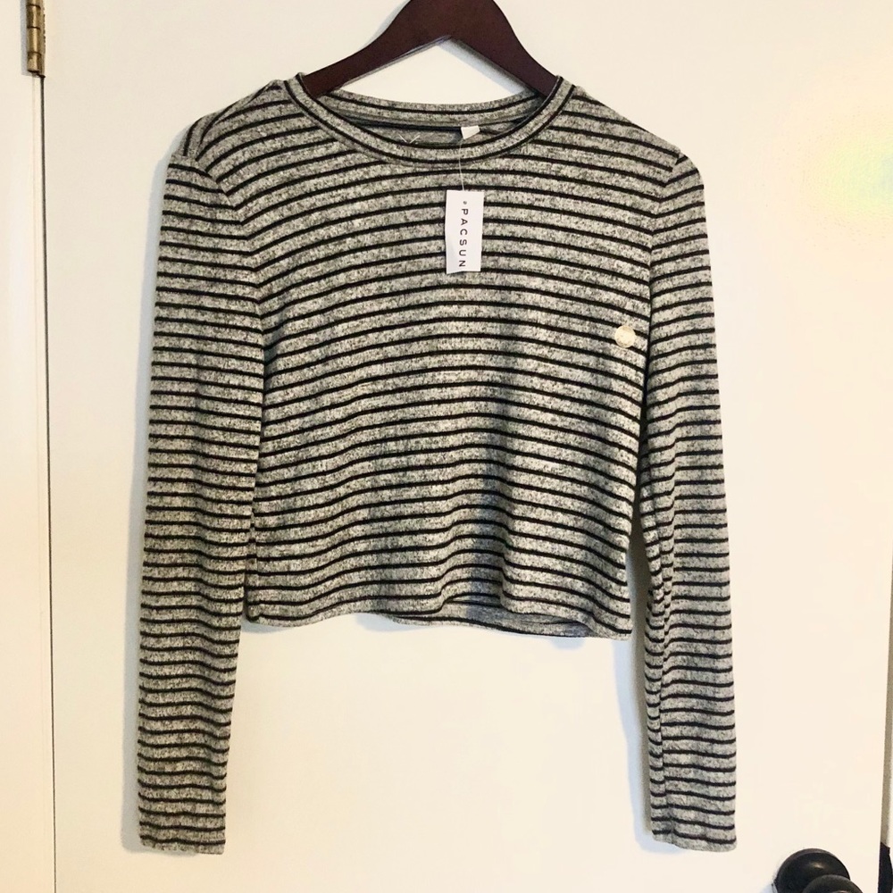 NEW Pacsun Basics Striped Long Sleeve